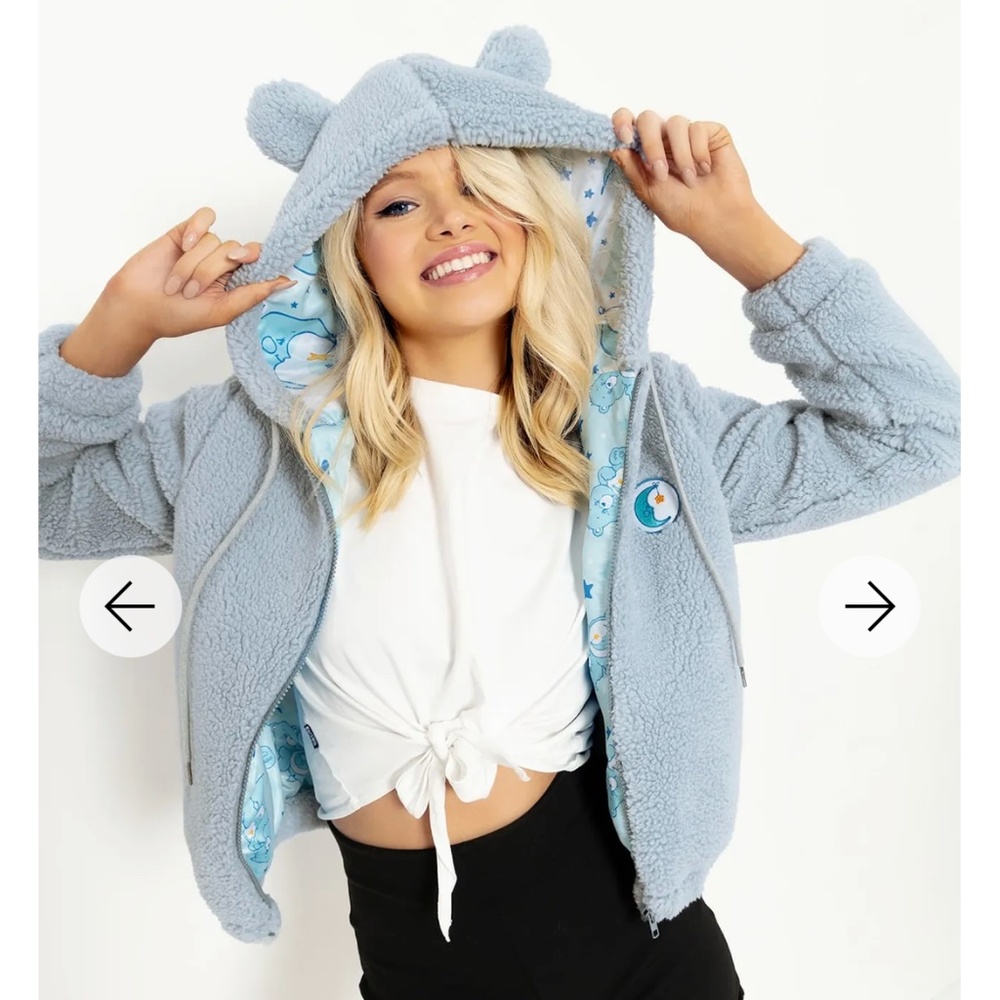 BEDTIME BEAR TEDDY JACKET NEW WITH TAG BLUE BLACKMILK